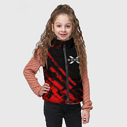Детский жилет Exeed sport grunge, цвет: 3D-красный — фото 2