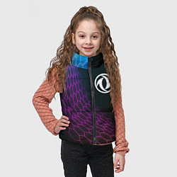 Детский жилет Dongfeng neon hexagon, цвет: 3D-черный — фото 2