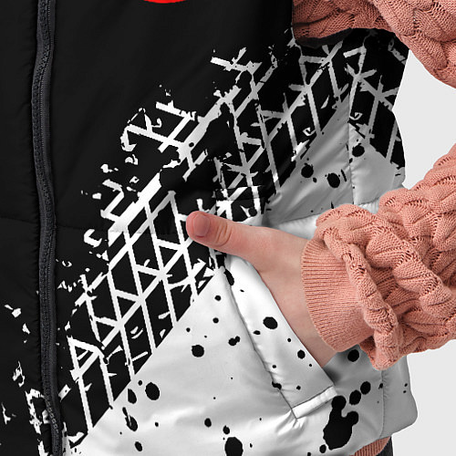 Детский жилет Тойота: следы от шин / 3D-Красный – фото 5