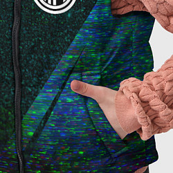 Детский жилет Inter glitch blue, цвет: 3D-черный — фото 2