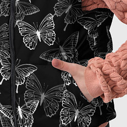 Детский жилет Паттерн бабочки, цвет: 3D-черный — фото 2