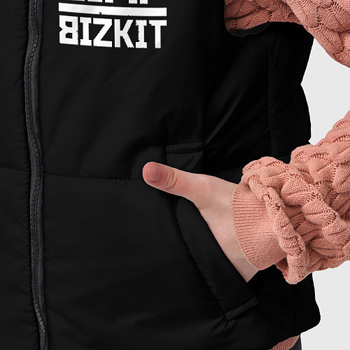 Детский жилет Lim Bizkit logo / 3D-Красный – фото 5