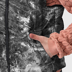 Детский жилет Абстракция - серый дым, цвет: 3D-светло-серый — фото 2