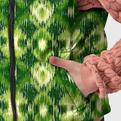 Детский жилет Ромбовидный орнамент, цвет: 3D-светло-серый — фото 2