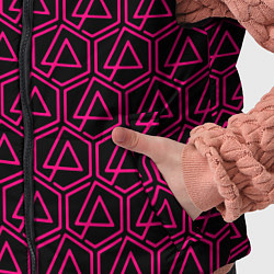 Детский жилет Linkin park pink logo, цвет: 3D-красный — фото 2