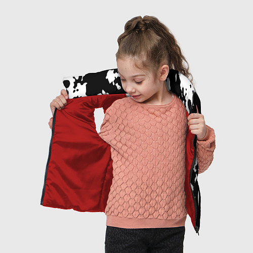Детский жилет Тест Роршаха - нейросеть / 3D-Красный – фото 4
