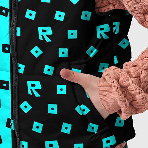 Детский жилет Roblox mobile game pattern / 3D-Красный – фото 5