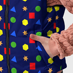 Детский жилет Разные фигурки, цвет: 3D-черный — фото 2