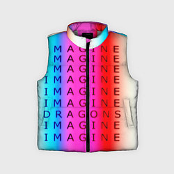 Детский жилет Imagine Dragons neon rock, цвет: 3D-светло-серый