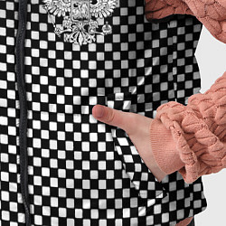 Детский жилет Россия клетка паттерн, цвет: 3D-красный — фото 2