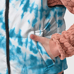 Детский жилет Тай-дай бело-синий, цвет: 3D-красный — фото 2