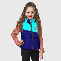 Детский жилет Манчестер сити геометрия спорт, цвет: 3D-красный — фото 2