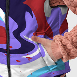 Детский жилет Клякса абстракция, цвет: 3D-черный — фото 2