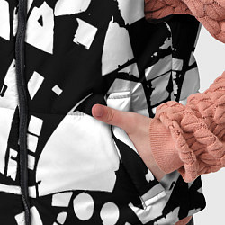 Детский жилет Модная абстракция - нейроарт, цвет: 3D-красный — фото 2