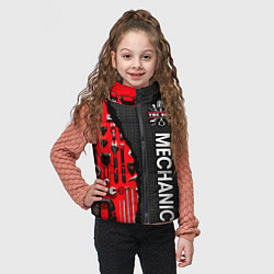 Детский жилет Лучший механик, цвет: 3D-черный — фото 2