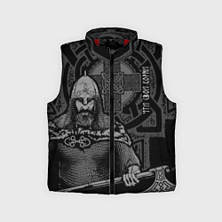 Детский жилет Русь - чти свои корни, цвет: 3D-красный