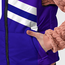 Детский жилет Juventus sport geometry line, цвет: 3D-светло-серый — фото 2