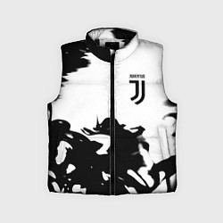 Детский жилет Juventus smoke black fire