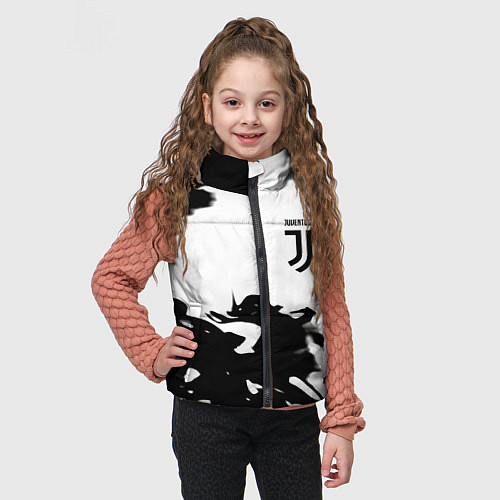 Детский жилет Juventus smoke black fire / 3D-Светло-серый – фото 3