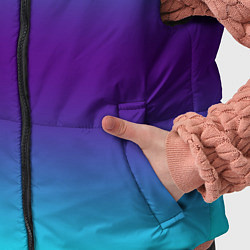 Детский жилет Градиент из неона, цвет: 3D-светло-серый — фото 2