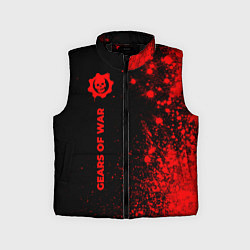 Детский жилет Gears of War - red gradient по-вертикали
