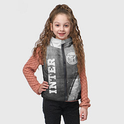 Детский жилет Inter - grey gradient вертикально, цвет: 3D-черный — фото 2
