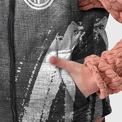 Детский жилет Inter - grey gradient вертикально, цвет: 3D-черный — фото 2