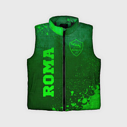 Детский жилет Roma - green gradient вертикально, цвет: 3D-черный