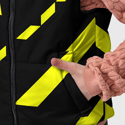 Детский жилет Nirvana geometry yellow / 3D-Красный – фото 5