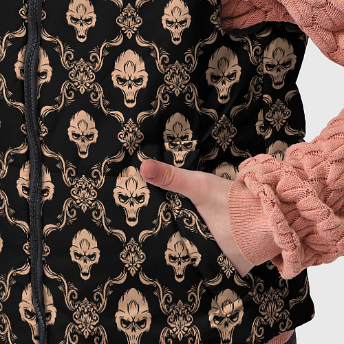 Детский жилет Череп - паттерн / 3D-Красный – фото 5