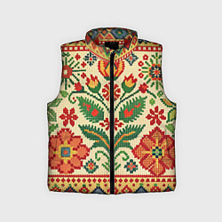 Детский жилет Славянский узор и орнамент