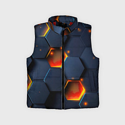 Детский жилет Шестигранники с подсветкой