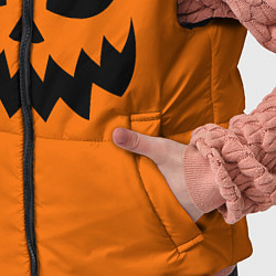 Детский жилет Злая тыква верх, цвет: 3D-светло-серый — фото 2