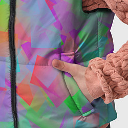 Детский жилет Разноцветные слайды - абстракция, цвет: 3D-светло-серый — фото 2