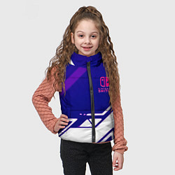 Детский жилет Нинтендо геометрия киберспорт, цвет: 3D-черный — фото 2