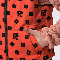 Детский жилет Roblox game pattern, цвет: 3D-красный — фото 2