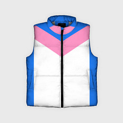 Детский жилет В стиле 90-х ретро спортивная, цвет: 3D-светло-серый