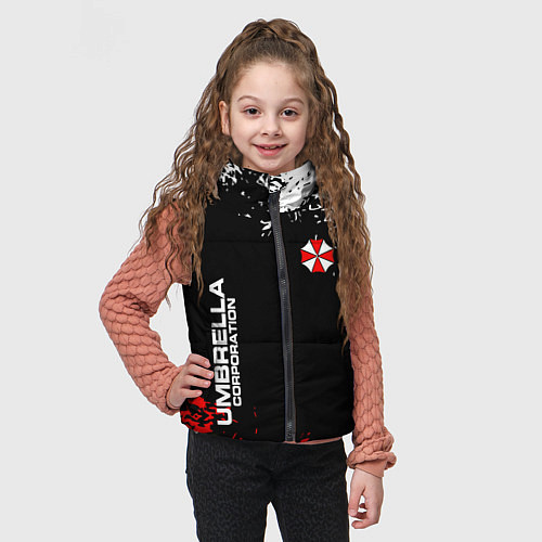 Детский жилет Resident evil - вирус / 3D-Светло-серый – фото 3