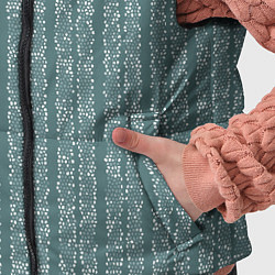 Детский жилет Холодный синий полосы в мелкую крапинку, цвет: 3D-светло-серый — фото 2