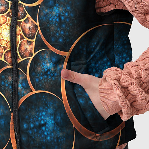 Детский жилет Оптическая абстракция круги / 3D-Красный – фото 5