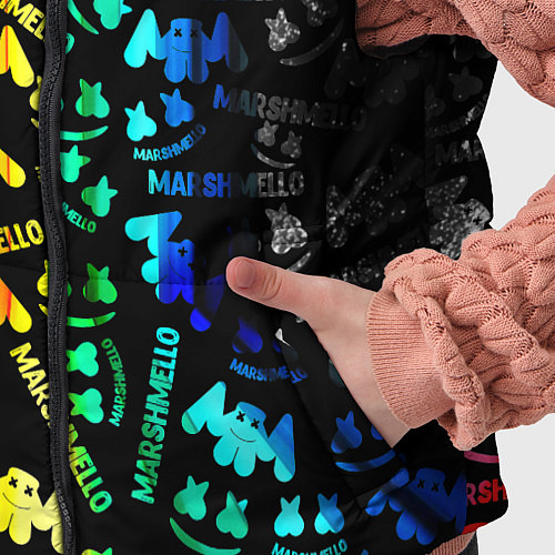 Детский жилет Marshmello neon color / 3D-Красный – фото 5