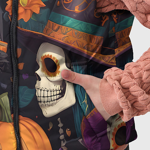 Детский жилет Хэллоуин страшилки черепа / 3D-Красный – фото 5