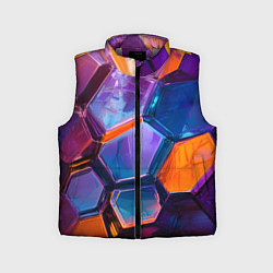 Детский жилет Неоновые минералы