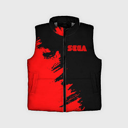 Детский жилет SEGA краски красные, цвет: 3D-светло-серый
