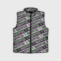 Детский жилет Juventus glitch pattern