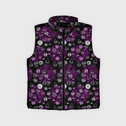 Детский жилет Exo в фиолетовом, цвет: 3D-светло-серый