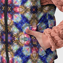 Детский жилет Пестрый калейдоскопический узор, цвет: 3D-красный — фото 2