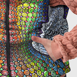 Детский жилет Оптические стёкла, цвет: 3D-красный — фото 2