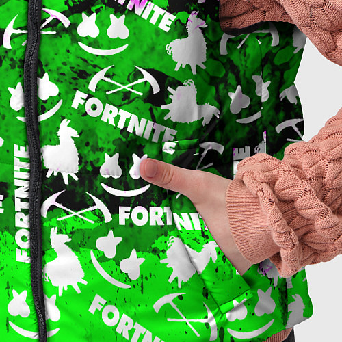 Детский жилет Fortnite краски кислота / 3D-Красный – фото 5