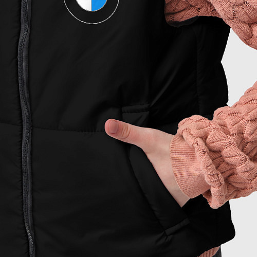 Детский жилет BMW auto logo / 3D-Красный – фото 5